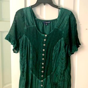 Denim 24/7 Green Shirt